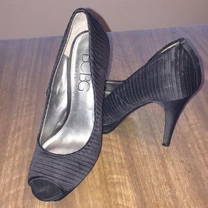 BCBG Satin Stilettos